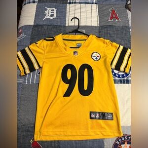 Pittsburgh Steelers TJ Watt #90 Nike jersey.  Lightly used.  Youth Med